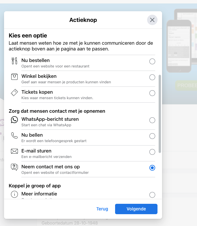 stap 4 facebook