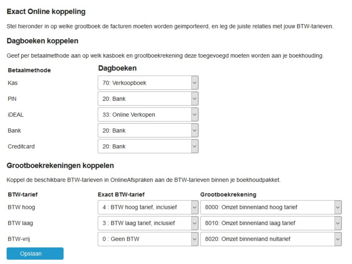 boekhoudkoppeling 